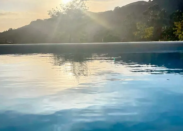 Luna In Rio Escapadinha No Geres, A-frame Aconchegante Vista Rio E Montanha Aquecimento, Total Privacidade Domek alpejski Ponte da Barca