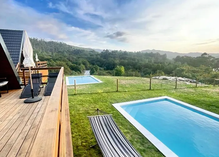 Luna In Rio Escapadinha No Geres, A-frame Aconchegante Vista Rio E Montanha Aquecimento, Total Privacidade