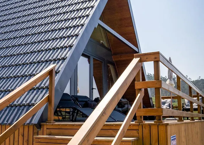 Luna In Rio Escapadinha No Geres, A-frame Aconchegante Vista Rio E Montanha Aquecimento, Total Privacidade Chalet Ponte da Barca