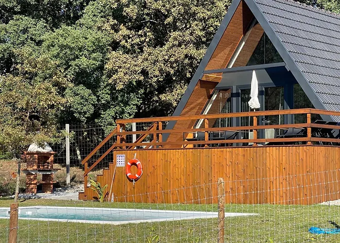 Luna In Rio Escapadinha No Geres, A-frame Aconchegante Vista Rio E Montanha Aquecimento, Total Privacidade Chalet Ponte da Barca