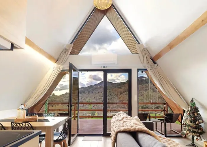 Luna In Rio Escapadinha No Geres, A-frame Aconchegante Vista Rio E Montanha Aquecimento, Total Privacidade Chalet Ponte da Barca