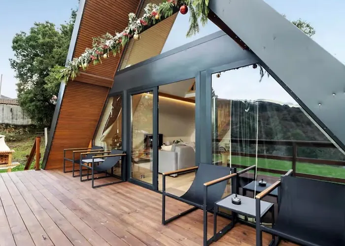 Luna In Rio Escapadinha No Geres, A-frame Aconchegante Vista Rio E Montanha Aquecimento, Total Privacidade Chalet