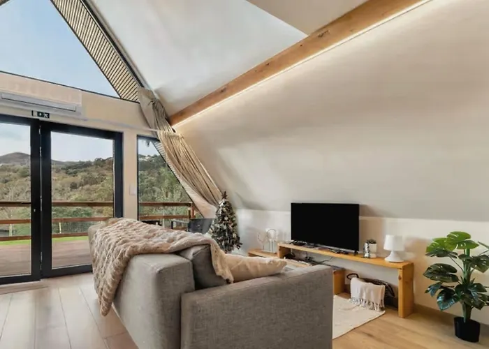 Chalet Luna In Rio Escapadinha No Geres, A-frame Aconchegante Vista Rio E Montanha Aquecimento, Total Privacidade